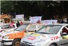 با حمایت مالی بانک انصار مسابقات رالی اتومبیلرانی برگزار شد